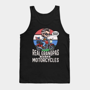 Real Grandpas Ride Motorcycles Bingo Sucks Funny Grandfather Tank Top